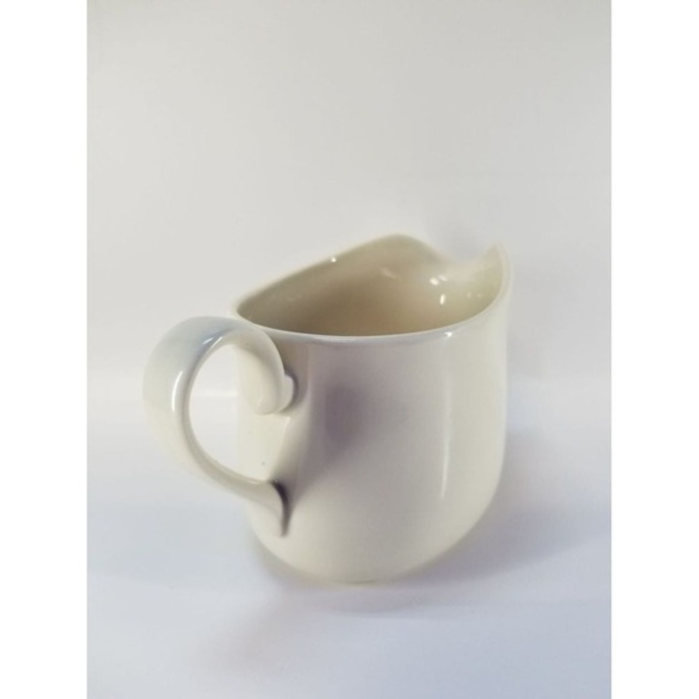 Corning Cream Pitcher White Stoneware B1-TY Vintage Microwave Safe Ceramic - Picture 2 of 10